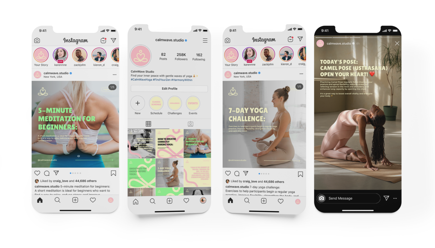 calmwave ux-ui design