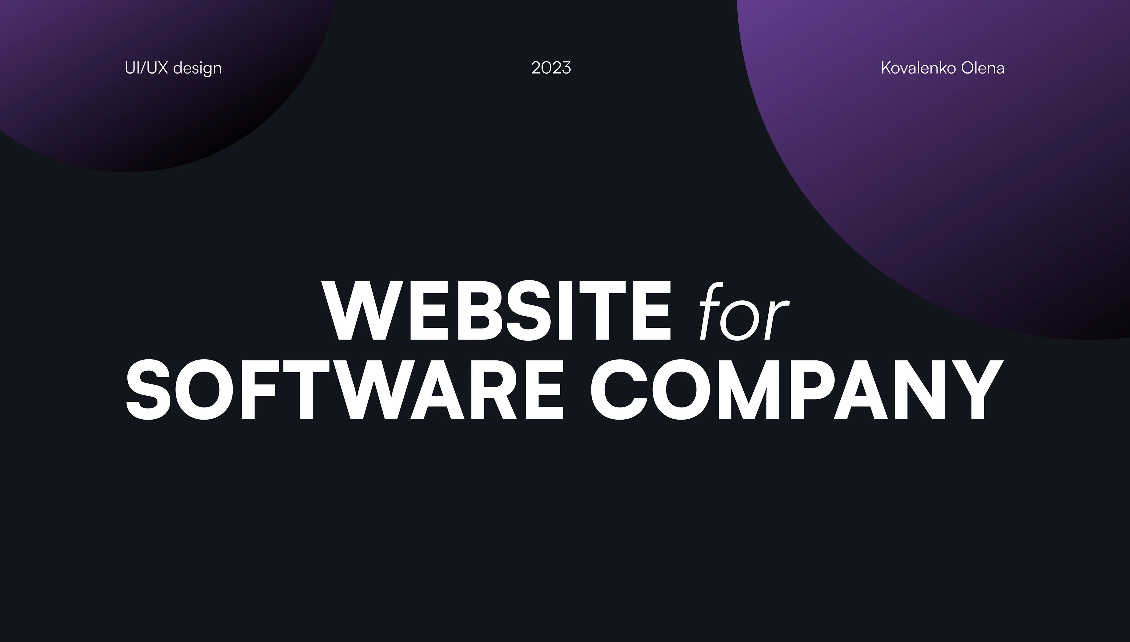 software agency ux-ui design